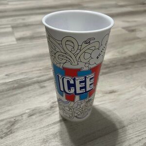 Icee Brand color changing Graphic Reusable Drink Cup